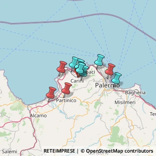 Mappa SP 3, 90044 Carini PA (8.32273)