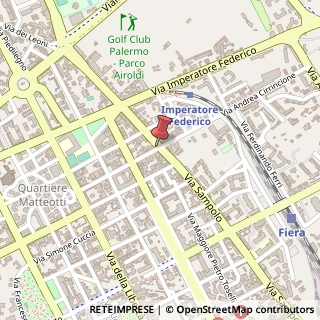 Mappa Via Sampolo, 468, 90143 Palermo, Palermo (Sicilia)