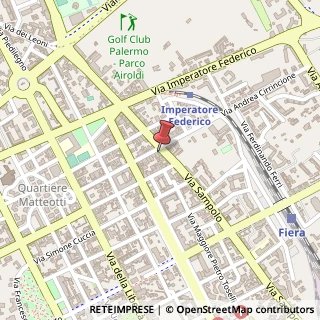 Mappa Via Alessandro la Marmora, 8, 90143 Palermo, Palermo (Sicilia)
