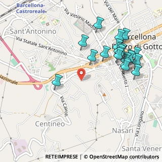 Mappa Via Bartolo Cattafi, 98051 Barcellona Pozzo di Gotto ME, Italia (0.6375)