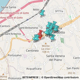 Mappa Via Bartolo Cattafi, 98051 Barcellona Pozzo di Gotto ME, Italia (0.676)