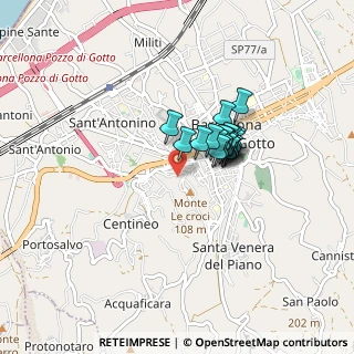 Mappa Viale Giacomo Leopardi, 98051 Barcellona Pozzo di Gotto ME, Italia (0.5985)