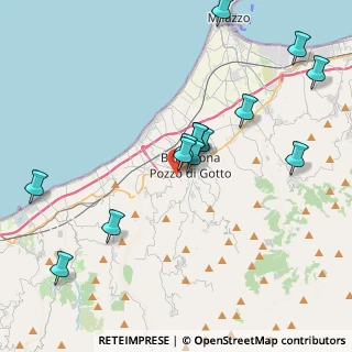 Mappa Via Quartalari, 98051 Barcellona Pozzo di Gotto ME, Italia (4.57857)