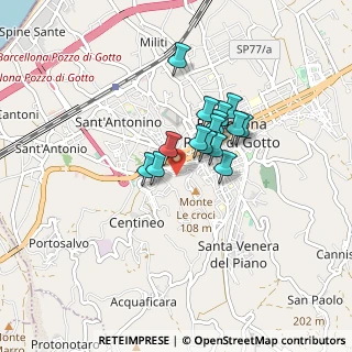 Mappa Via Quartalari, 98051 Barcellona Pozzo di Gotto ME, Italia (0.63733)