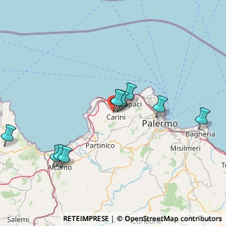 Mappa Via Gorizia, 90044 Carini PA, Italia (27.52)