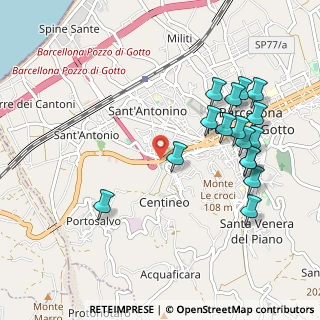Mappa Via Fondaco Nuovo, 98051 Barcellona Pozzo di Gotto ME, Italia (1.20375)