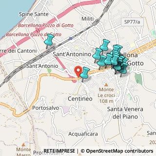 Mappa Via Fondaco Nuovo, 98051 Barcellona Pozzo di Gotto ME, Italia (1.0665)