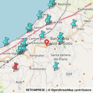 Mappa Via Fondaco Nuovo, 98051 Barcellona Pozzo di Gotto ME, Italia (2.82)