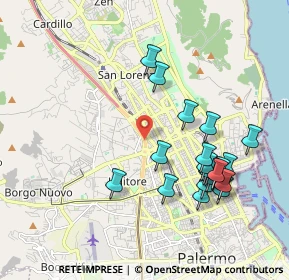 Mappa Viale della Regione Siciliana Sud Est, 90144 Palermo PA, Italia (2.224)