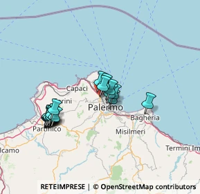 Mappa Viale della Regione Siciliana Sud Est, 90144 Palermo PA, Italia (14.4145)