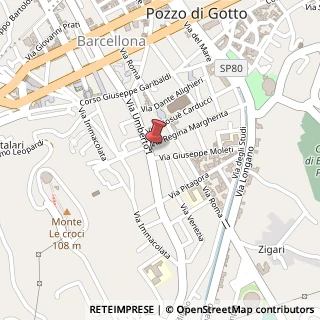 Mappa Via Umberto I, 188, 98051 Barcellona Pozzo di Gotto, Messina (Sicilia)