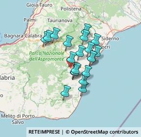 Mappa 89030 San Luca RC, Italia (10.8205)