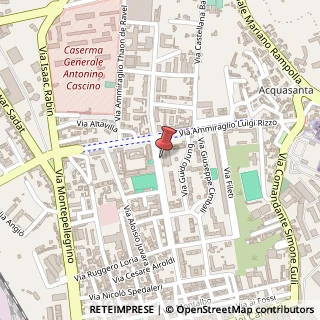 Mappa Via Don Orione, 14, 90142 Palermo, Palermo (Sicilia)