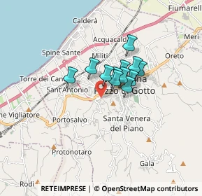 Mappa Via Cairoli, 98051 Barcellona Pozzo di Gotto ME, Italia (1.11417)
