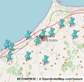 Mappa Via Cairoli, 98051 Barcellona Pozzo di Gotto ME, Italia (5.18462)