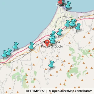 Mappa Via Cairoli, 98051 Barcellona Pozzo di Gotto ME, Italia (6.25)