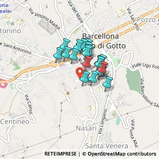 Mappa Vicolo II Concezione, 98051 Barcellona Pozzo di Gotto ME, Italia (0.3125)