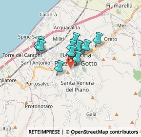 Mappa Vicolo II Concezione, 98051 Barcellona Pozzo di Gotto ME, Italia (1.28167)