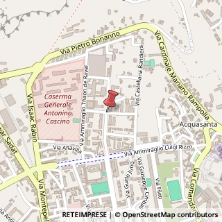 Mappa Via Ruggero Marturano, 89, 90142 Palermo, Palermo (Sicilia)