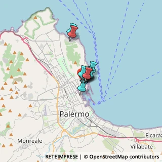 Mappa Via Guglielmo Peralta, 90142 Palermo PA, Italia (1.46636)