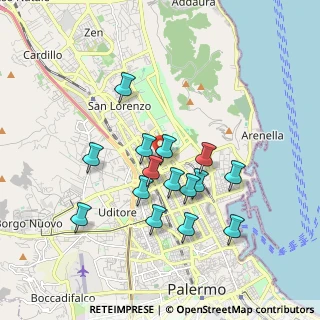 Mappa Via Littore Ragusa, 90144 Palermo PA, Italia (1.81)