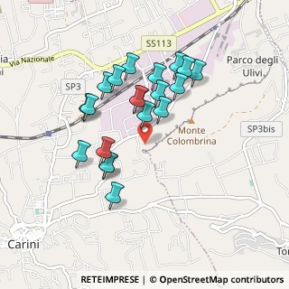 Mappa Via Vercelli, 90044 Carini PA, Italia (0.8985)
