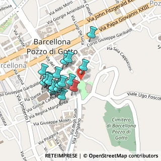 Mappa Via Giuseppe Parini, 98051 Barcellona Pozzo di Gotto ME, Italia (0.217)