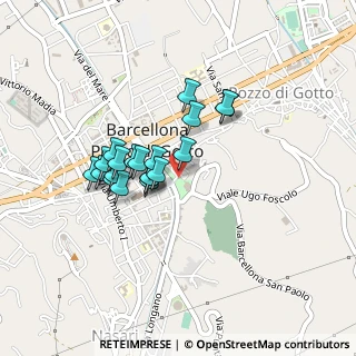 Mappa Via Giuseppe Parini, 98051 Barcellona Pozzo di Gotto ME, Italia (0.375)
