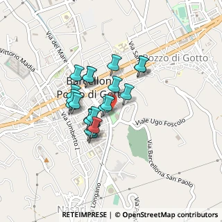 Mappa Vicolo IV Diogene, 98051 Barcellona Pozzo di Gotto ME, Italia (0.3495)