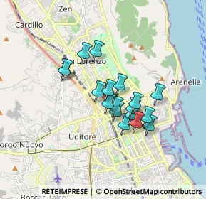 Mappa Via Empedocle Restivo, 90144 Palermo PA, Italia (1.41778)