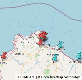 Mappa Via Empedocle Restivo, 90144 Palermo PA, Italia (22.4575)