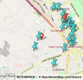 Mappa Via Gorgone Giovanni, 90146 Palermo PA, Italia (1.4015)