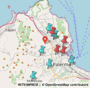 Mappa Via Gorgone Giovanni, 90146 Palermo PA, Italia (3.55818)