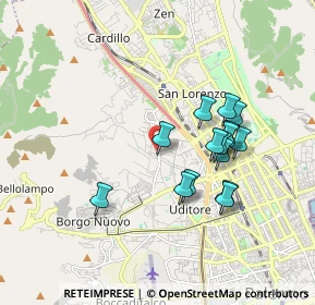 Mappa Via Gorgone Giovanni, 90146 Palermo PA, Italia (1.75867)