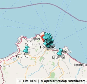 Mappa Via Gorgone Giovanni, 90146 Palermo PA, Italia (6.40167)