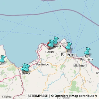Mappa Via Francesco Crispi, 90044 Carini PA, Italia (27.71182)