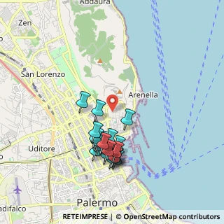 Mappa Via Thaon De Revel Paolo Ammiraglio, 90142 Palermo PA, Italia (1.9355)