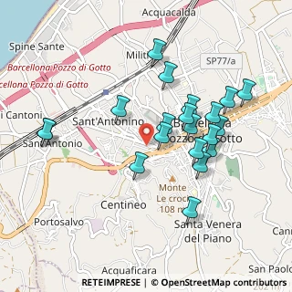 Mappa Via Gaspare Camarda, 98051 Barcellona Pozzo di Gotto ME, Italia (1.0035)