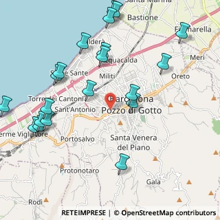 Mappa Via Gaspare Camarda, 98051 Barcellona Pozzo di Gotto ME, Italia (2.843)