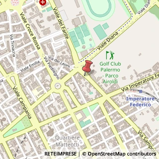 Mappa Piazza leoni 4, 90143 Palermo, Palermo (Sicilia)