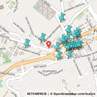 Mappa Via San Giovanni Bosco, 98051 Barcellona Pozzo di Gotto ME, Italia (0.2635)