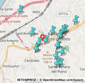 Mappa Via San Giovanni Bosco, 98051 Barcellona Pozzo di Gotto ME, Italia (0.98947)