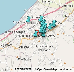 Mappa Via San Giovanni Bosco, 98051 Barcellona Pozzo di Gotto ME, Italia (1.0525)