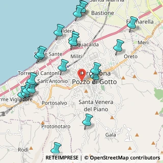 Mappa Via San Giovanni Bosco, 98051 Barcellona Pozzo di Gotto ME, Italia (2.8905)