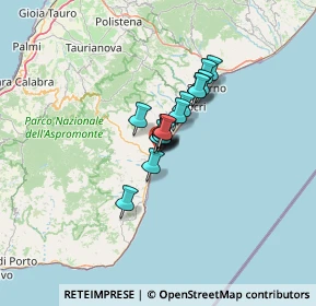 Mappa Via Poerio, 89034 Bovalino RC, Italia (7.40625)