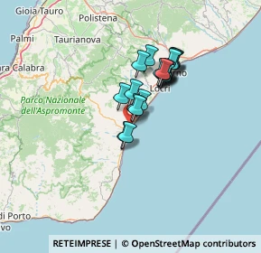 Mappa Via Poerio, 89034 Bovalino RC, Italia (10.5945)