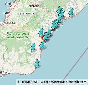 Mappa Via Poerio, 89034 Bovalino RC, Italia (13.65867)