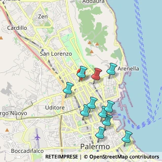 Mappa Piazza Vittorio Veneto, 90100 Palermo PA, Italia (2.30455)