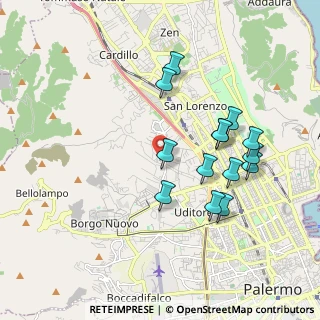 Mappa Via Pietro Perricone, 90145 Palermo PA, Italia (2.01214)