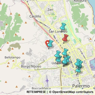 Mappa Via Pietro Perricone, 90145 Palermo PA, Italia (2.38)